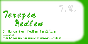 terezia medlen business card